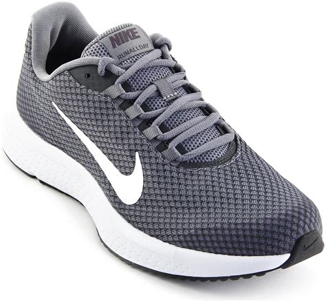 men's gray athletic shoes|grey nike running shoes men's.